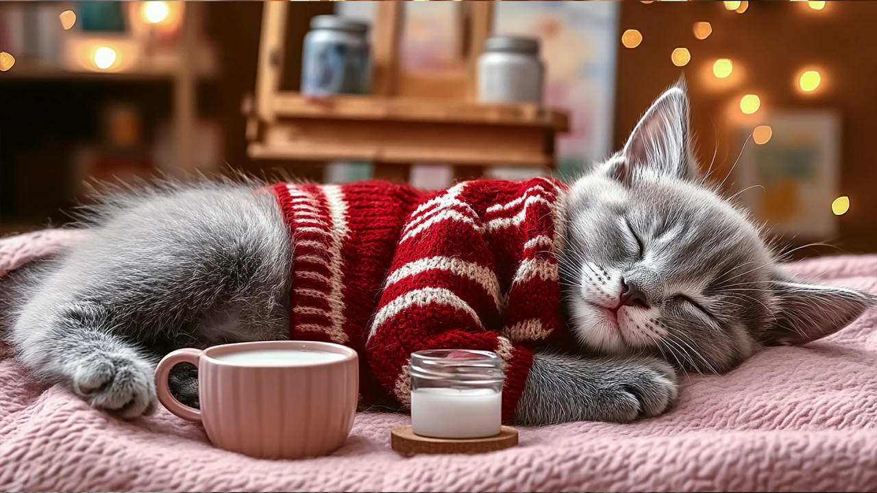 12 Hours Of Relaxing Music for Cats 🌿 Music for Cats & Cozy Cat Sleep for Relaxing 🐱 Cat Sleep Music