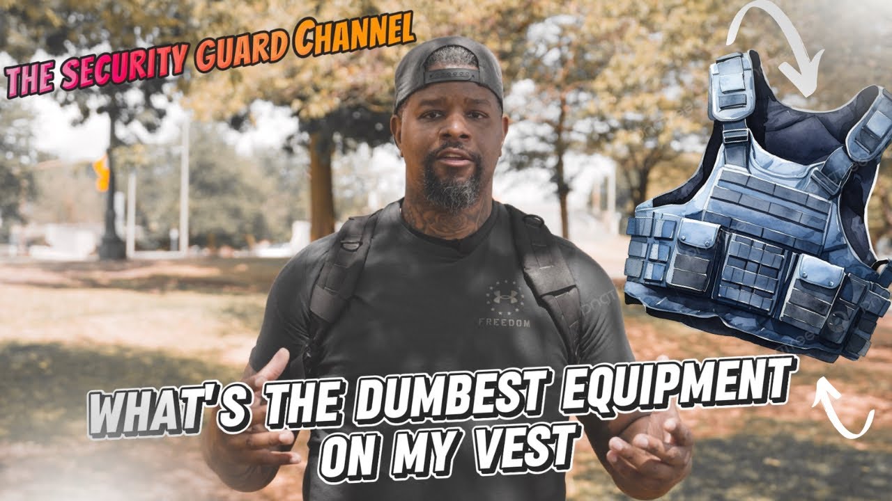 ABSOLUTELY USELESS! SECURITY GUARD DUTY VEST EQUIPMENT 