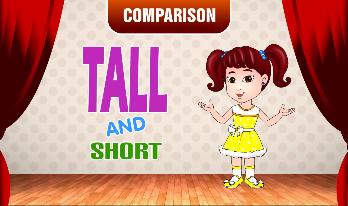 Tall and Short | Comparison for Kids | Learn Pre-School Concepts with Siya | Part 4
