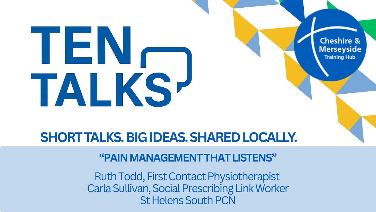 Ten Talks - Episode 6, Pain Management that Listens - Ruth Todd and Carla Sullivan