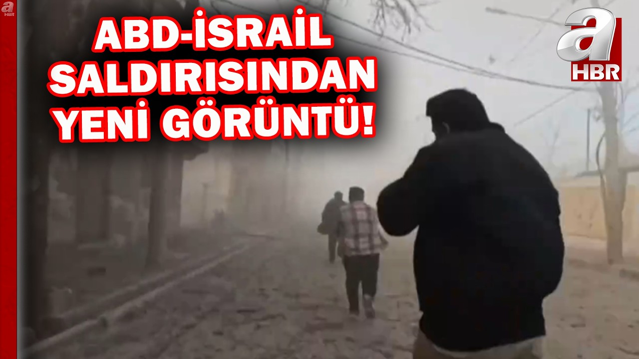Saldırıdan yeni görüntü! İşte ABD-İsrail'in vurduğu Hürremabad!  | A Haber