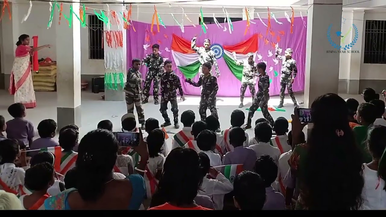 Jai hind ki sena dance performance by boys' group| Rising Star School, dumka 