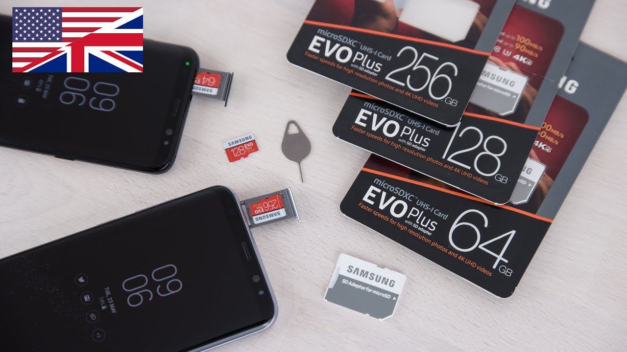 Samsung EVO Plus 2017 MicroSD for Galaxy S8 review 4k