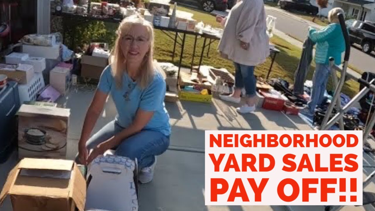 NEIGHBORHOOD YARD SALES ALL DAY. DOOR TO DOOR DEALS!!