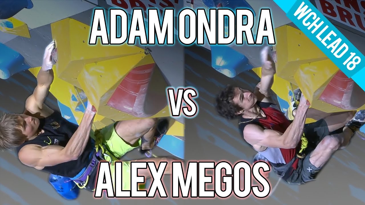 Adam Ondra vs Alexander Megos | Climbing World Championships Innsbruck 2018 | Lead