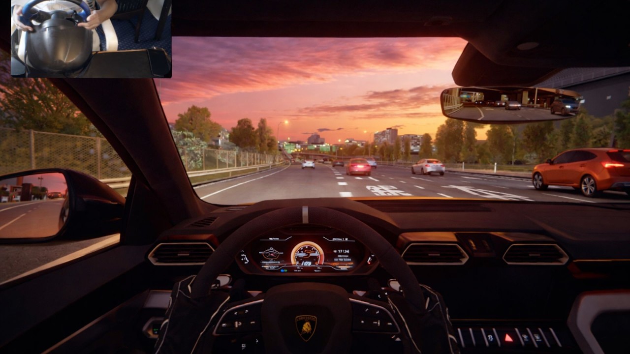 Assetto Corsa ULTRA GRAPHIC MODS - traffic - thrustmaster t150 - 4k