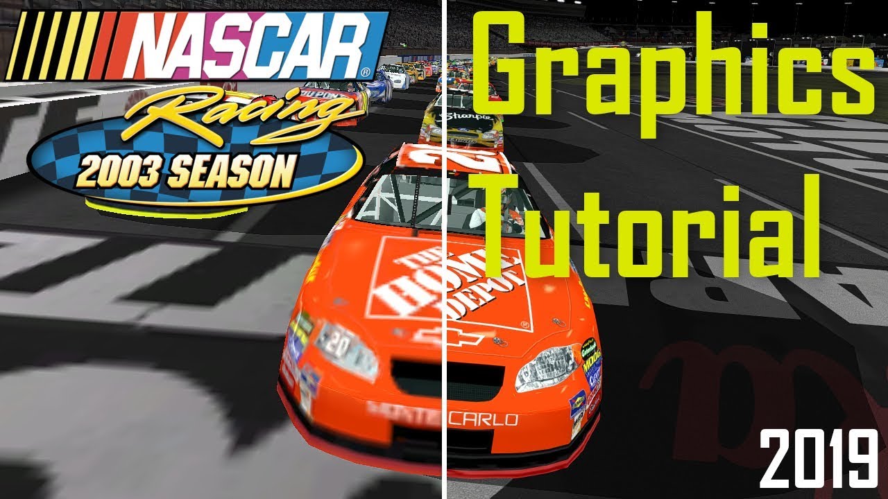 Учебное пособие по графике NASCAR Racing 2003 (2019) (Обновление в описании!)