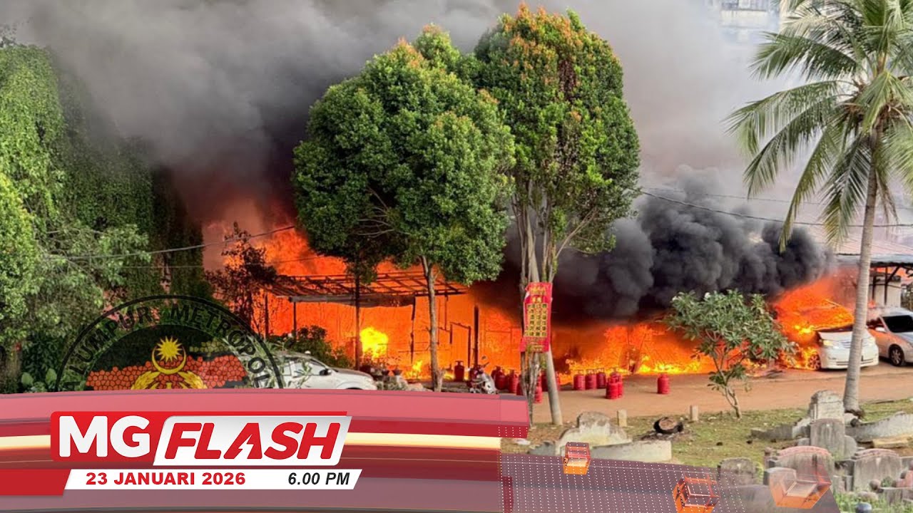 Tiga Setinggan Terbakar di Kg Bellamy #MGFlash