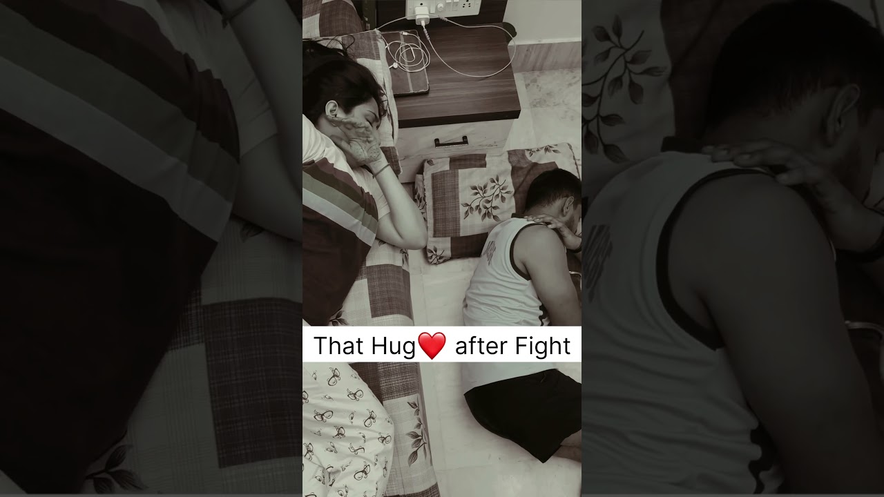 Husband wife ❤️😍 That hug after fight 