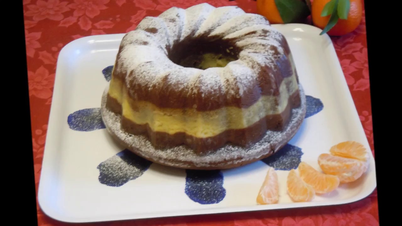 Ciambella al cioccolato con cuore di crema al Rum / Chocolate donut with a heart of rum cream /Bimby