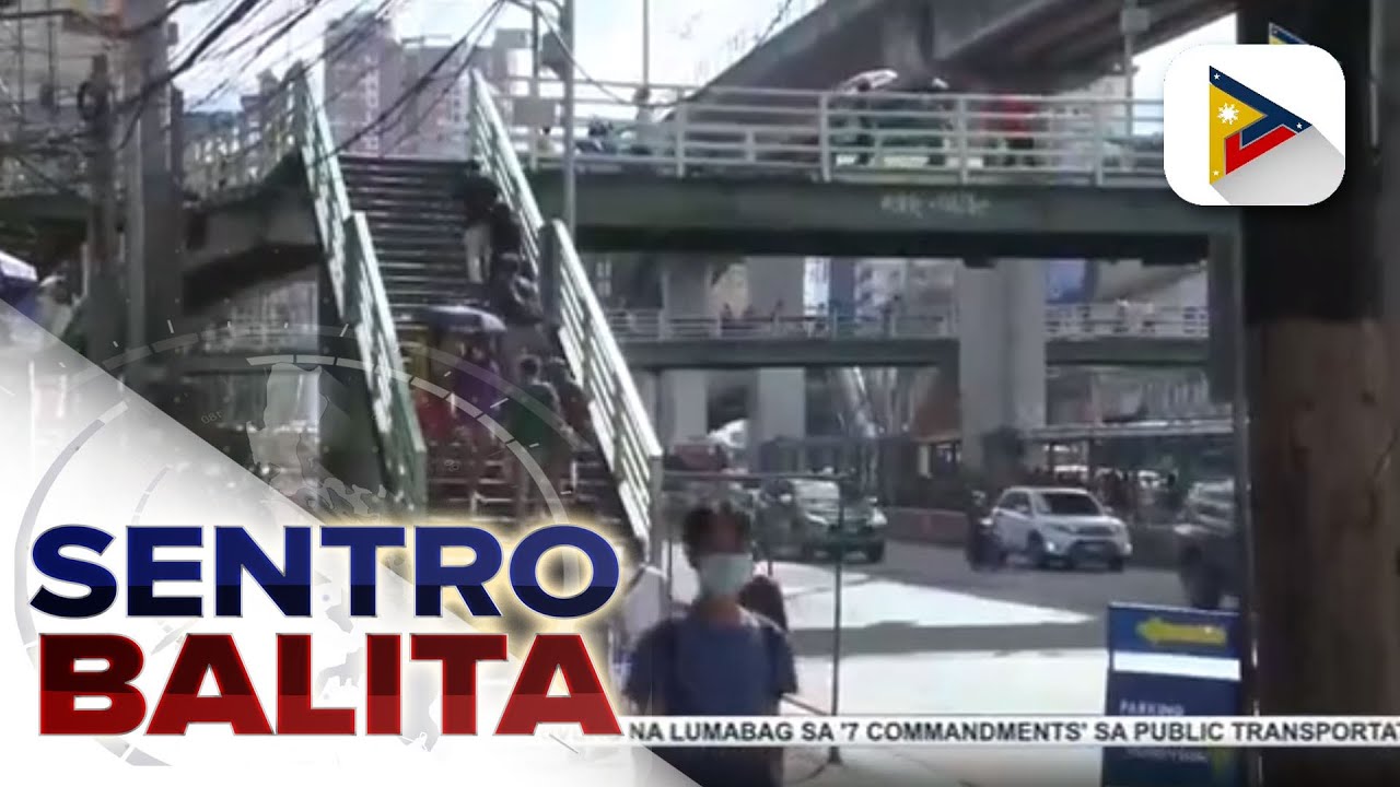Elevator o escalator sa footbridge patungo sa EDSA busway, hiling ng ilang commuters