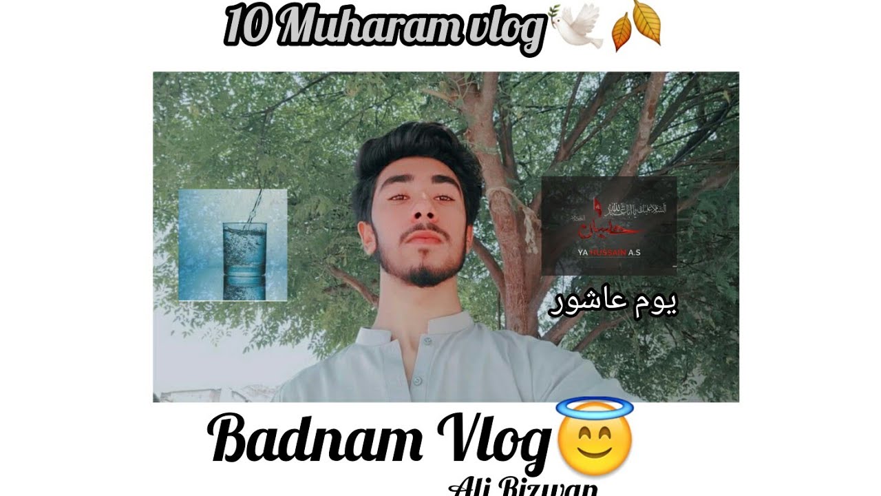 10 Muharam vlog😇 ||Vibes and information ||Ali Rizwan||Badnam vlog😇