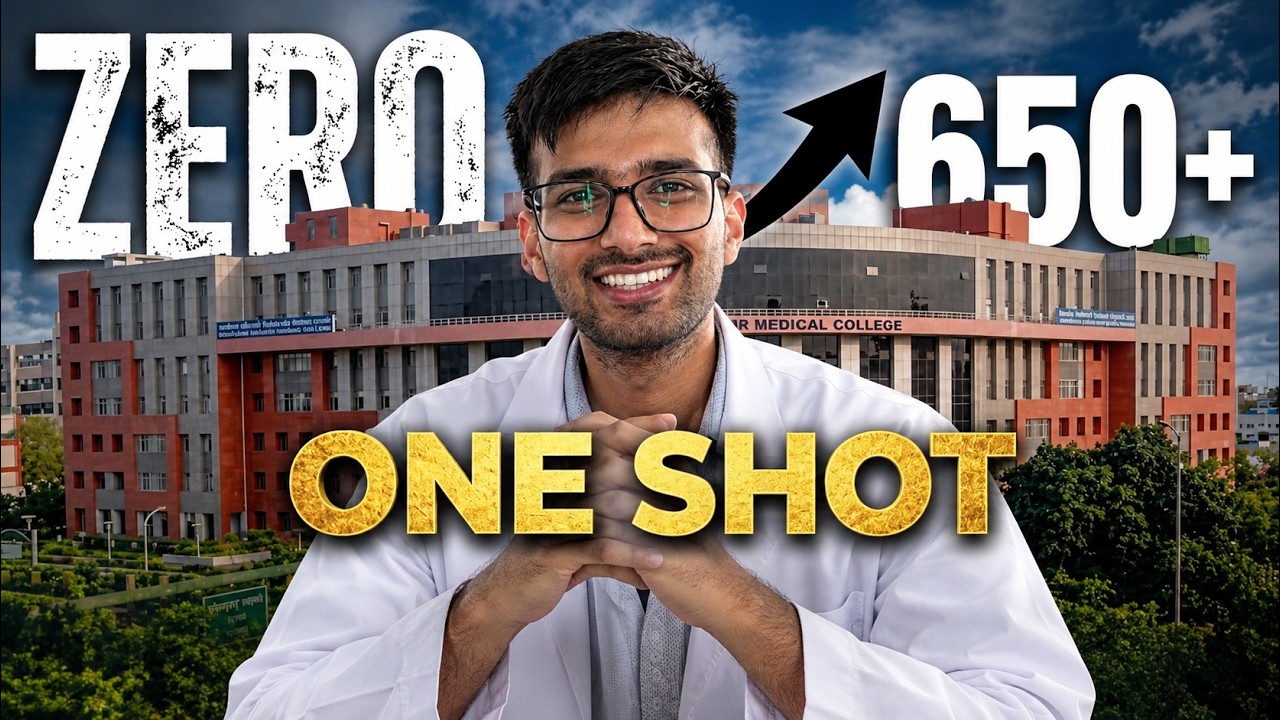 ZERO to 680+ in Just 7 Months | Full Strategy for NEET 2027🔥