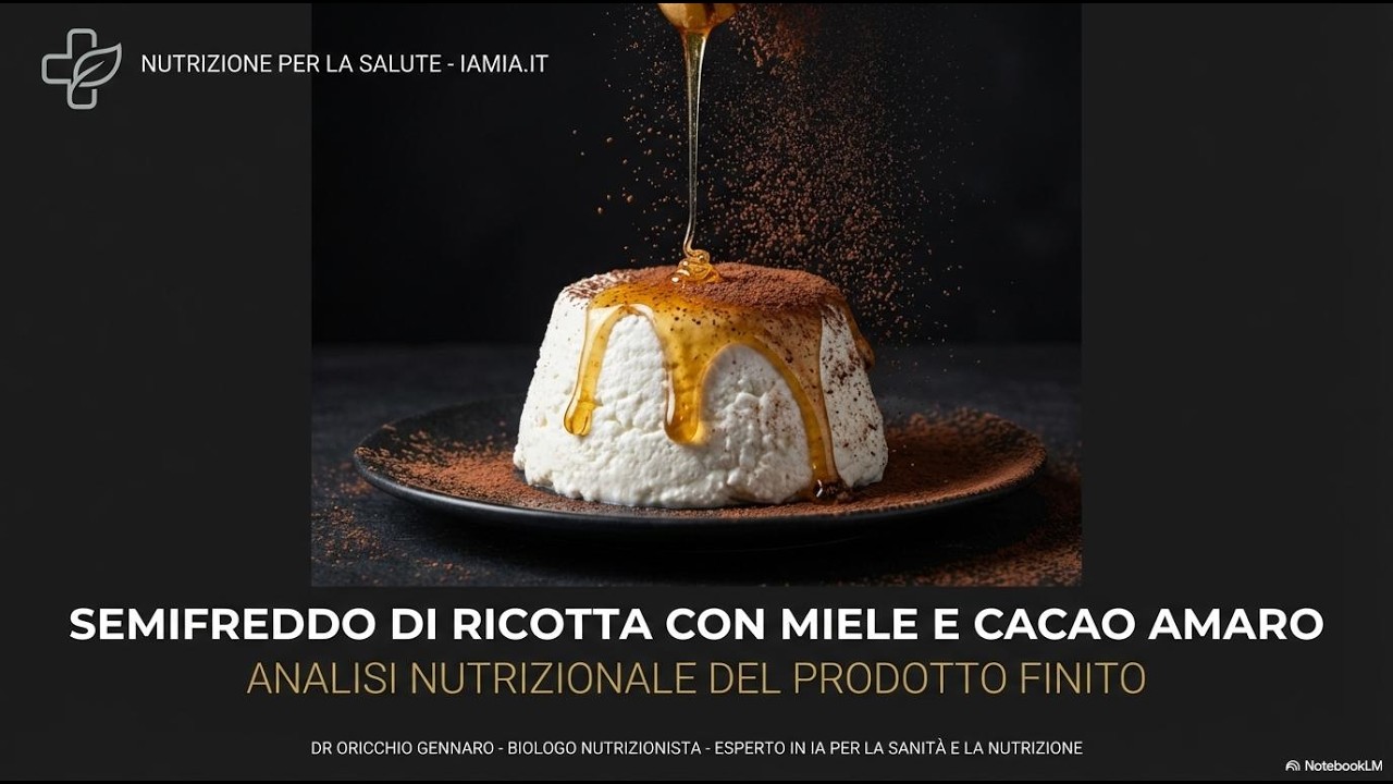#2 SEMIFREDDO DI RICOTTA CON MIELE E CACAO AMARO