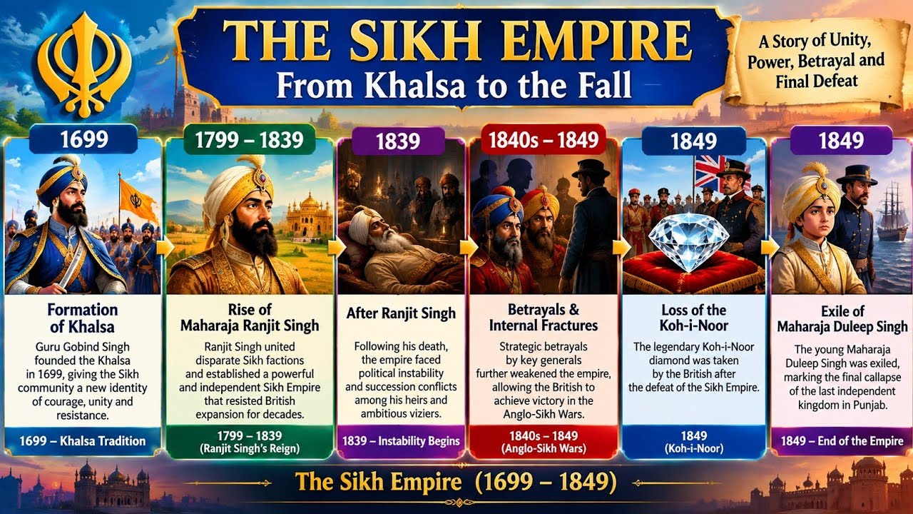 The Sikh Empire History | Formation of Khalsa to the Fall of Sikh Empire (1699&ndash;1849) | Sikh Empire