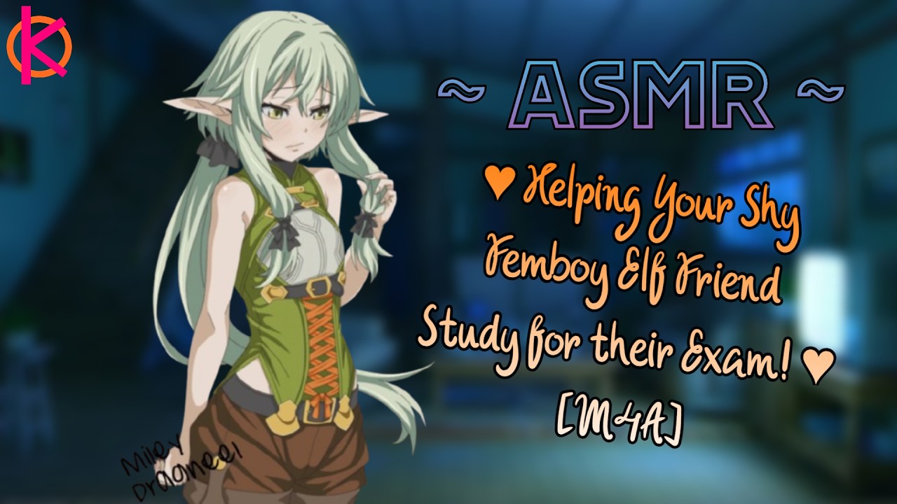 [ASMR] Helping Your Shy Elf Femboy Friend Study! | [Ear Focus] [Personal Attention] [M4A]