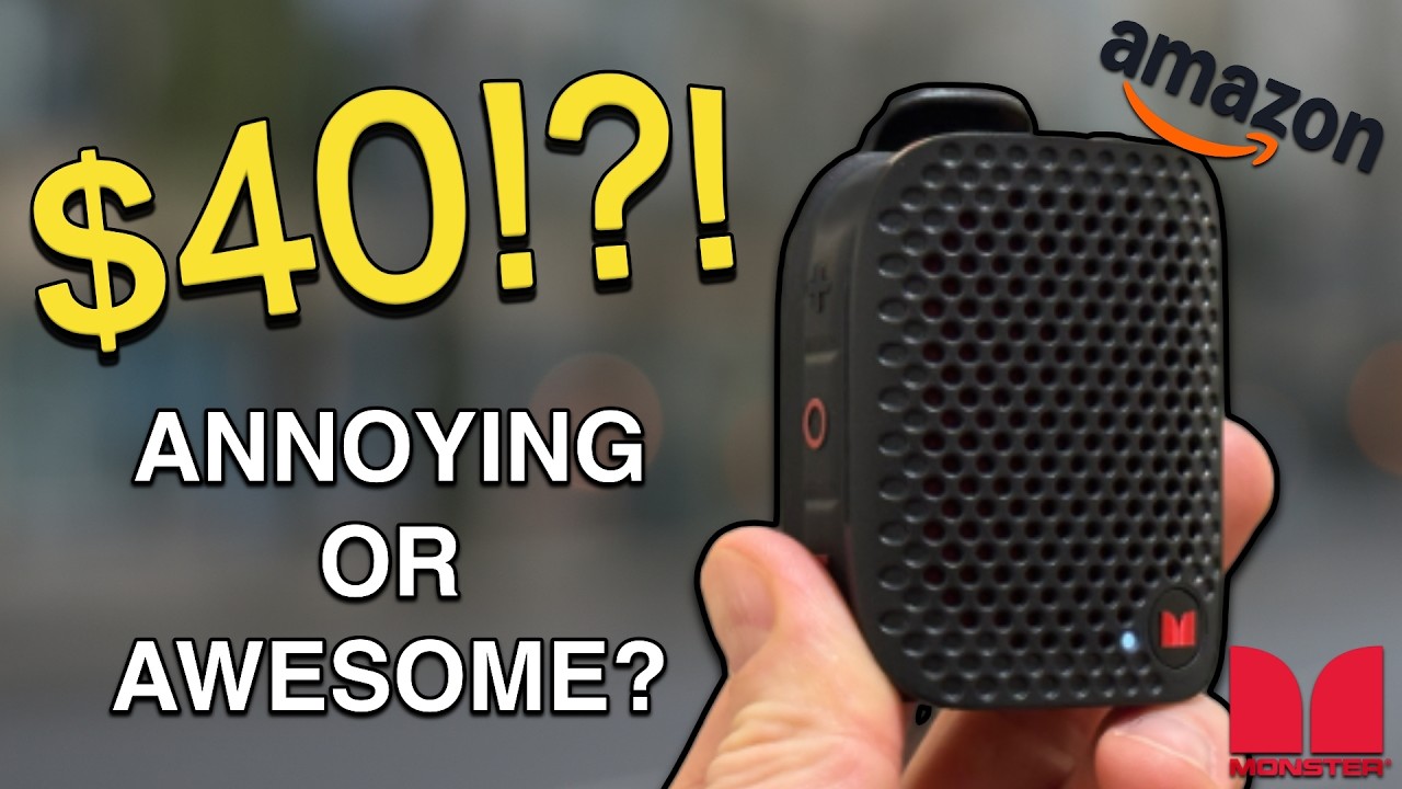 Is This the Best $40 Speaker on Amazon? (Monster Blaster Micro Review)