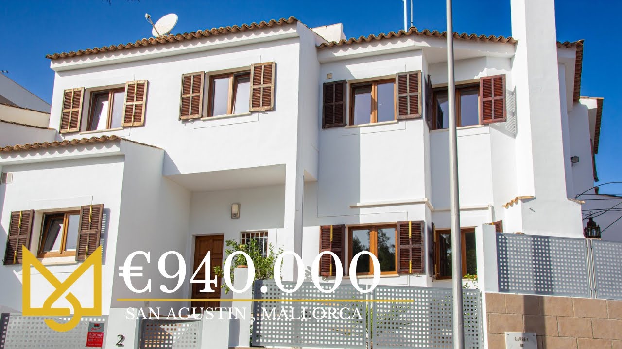 Inside a Gorgeous Terraced House in San Agustin, Mallorca!