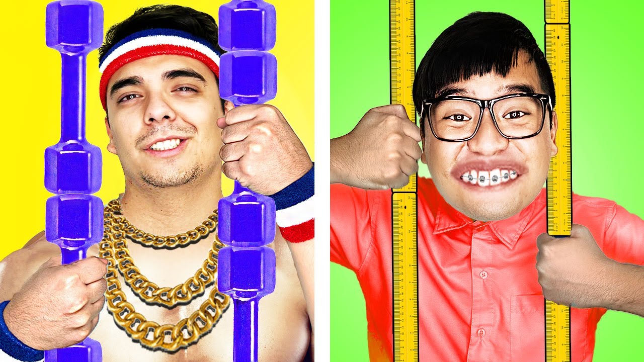 JOCK VS NERD STUDENT BY CRAFTY HACKS PLUS
