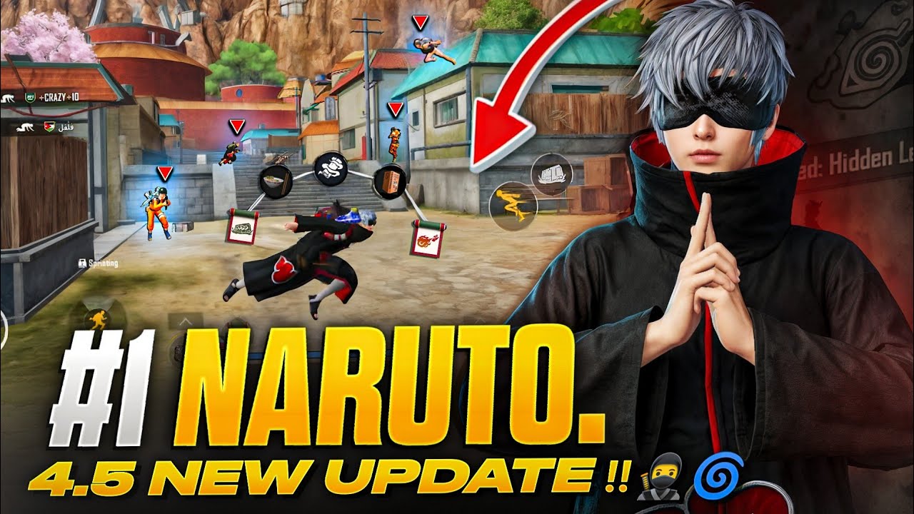Я сыграл в легендарное обновление NARUTO 4.5 в PUBG MOBILE!