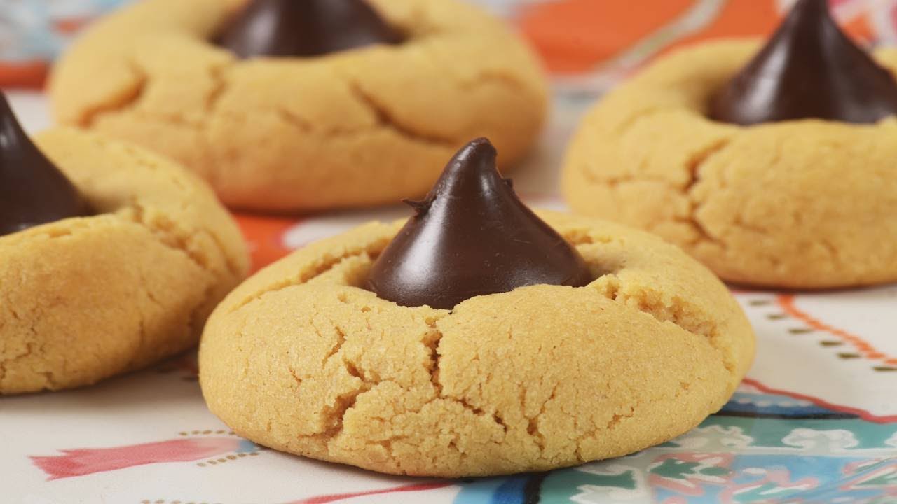 Peanut Blossom Cookies Recipe Demonstration - Joyofbaking.com