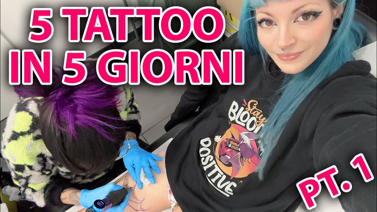 5 TATUAGGI IN 5 GIORNI!!! PARTE 1