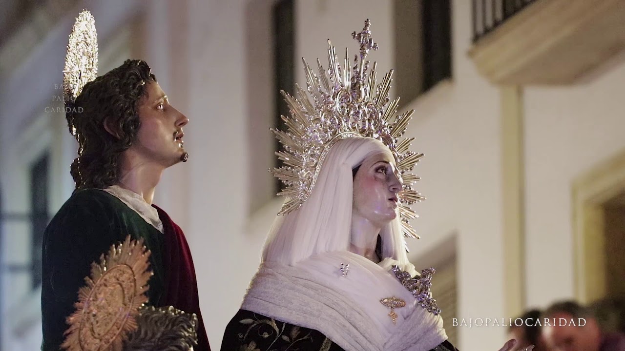 ENTRADA DESCENDIMIENTO MONTILLA 2018 PRESENTACIÓN AL PUEBLO DE DOS HERMANAS BAJOPALIOCARIDAD