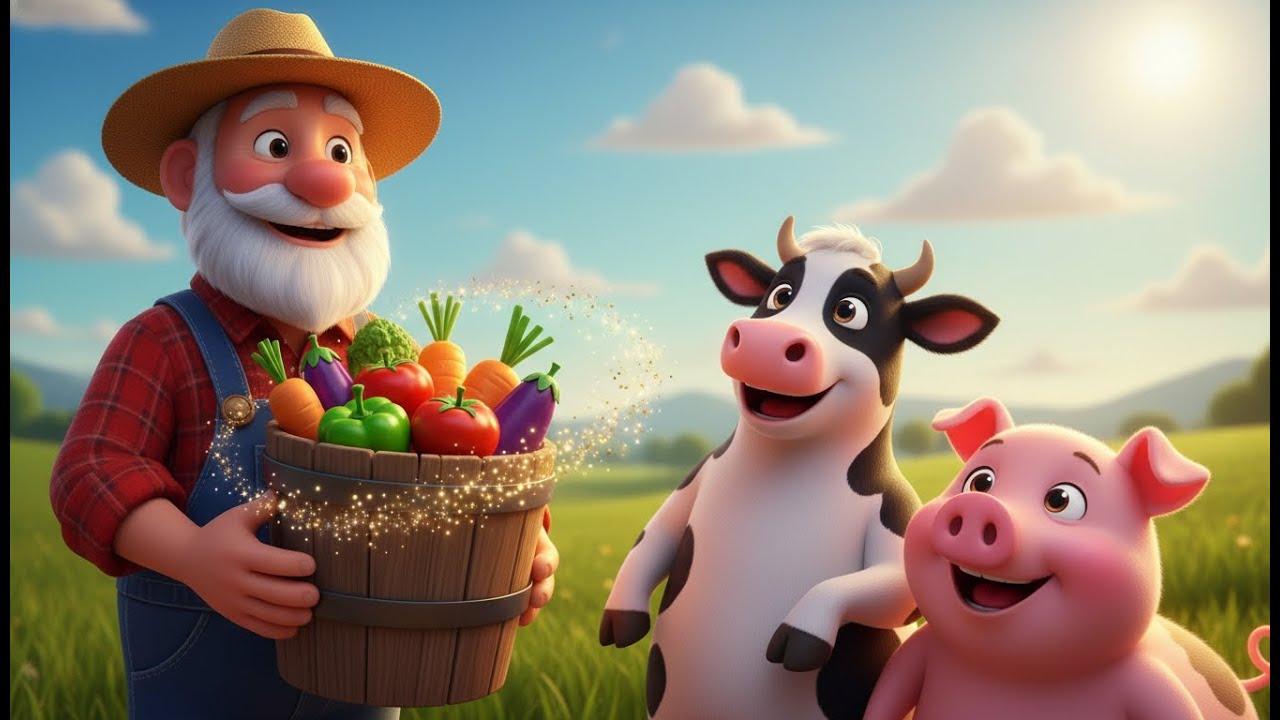 Old MacDonald’s Magic Farm! Learn & Grow with Animals 🚜✨