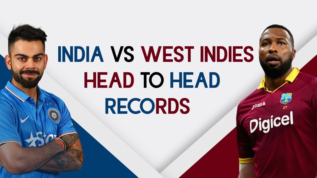 India Vs West Indies Head to Head Records - Test,ODI,T20