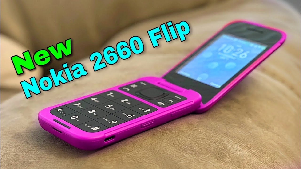 New Nokia 2660 Flip Phone New Colour Pink and Green | 4G Keypad Phone 2023