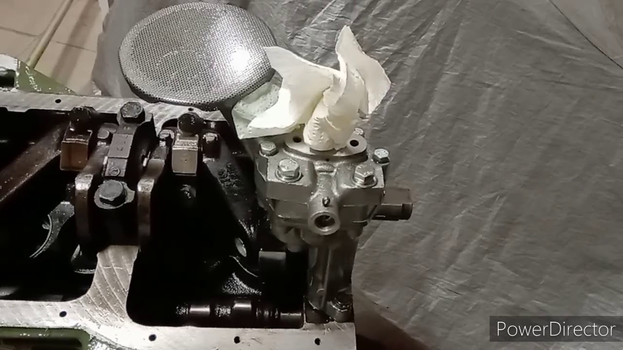 Fiat 125p remont silnika 115c 1500 #03 pompa oleju