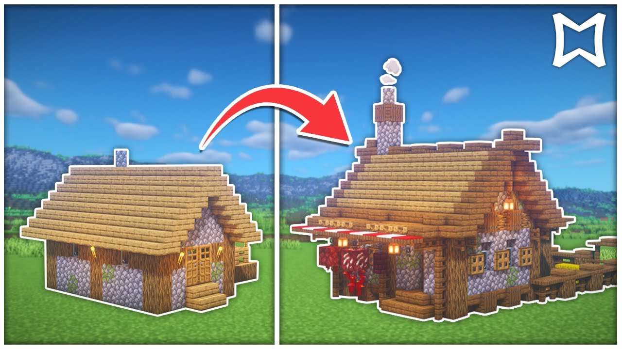► How To Transform The Butcher Village House In Minecraft | Survival Build