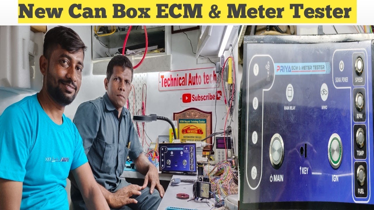 New Can Box Cars ECM & Meter On Table Tester Working Process @priyaa_ecms_dhl