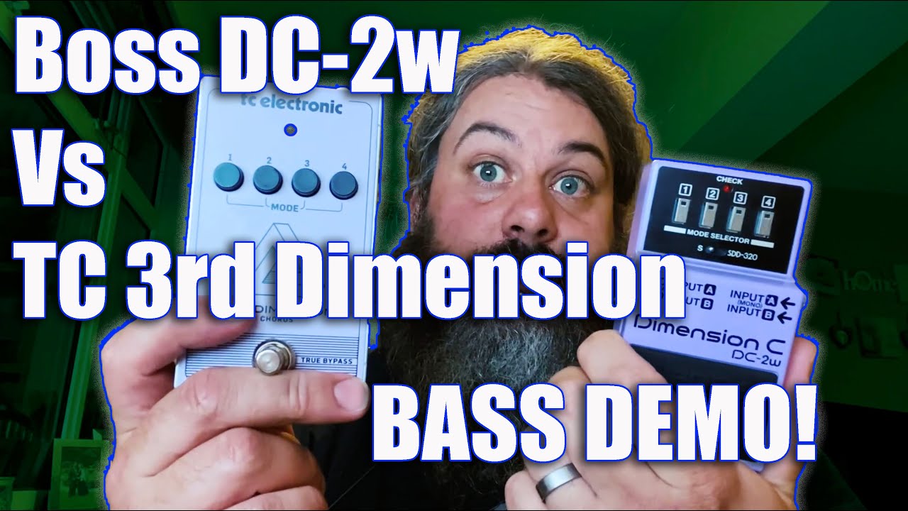Boss DC-2w vs TC 3rd Dimension Bass Demo