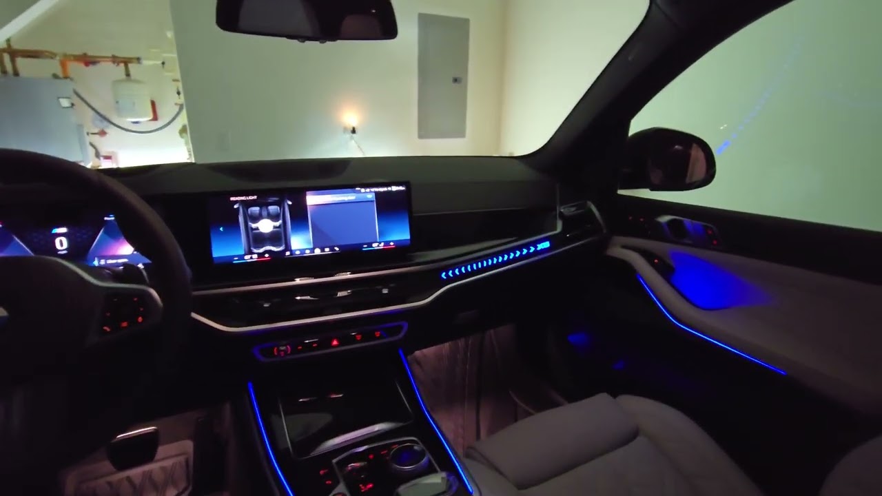 2025 BMW X5  Ambient Lighting and Panoramic Sky Lounge LED Roof.