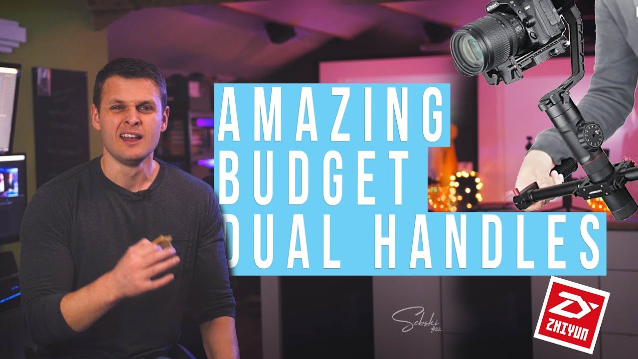 AMAZING BUDGET Zhiyun Crane 2 dual handles best option for pistol grip gimbals
