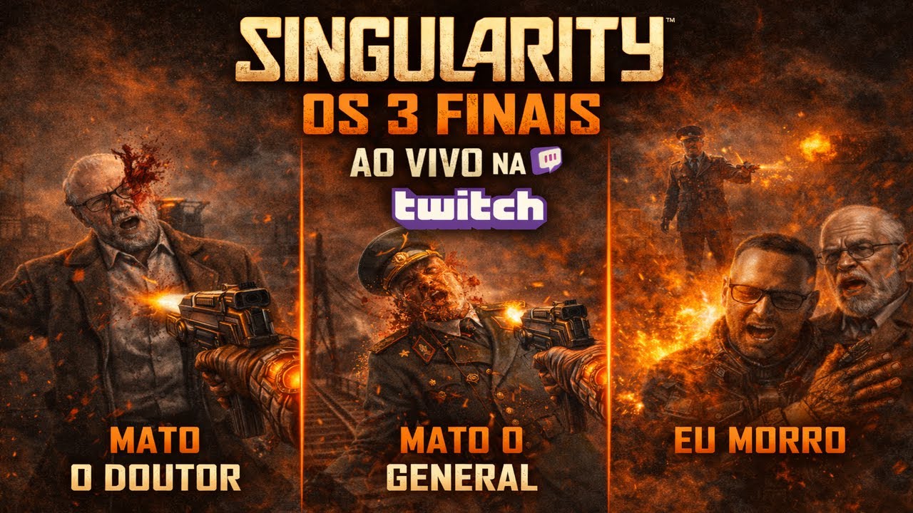 ⏳🔥 SINGULARITY | ZEREI O JOGO E DESBLOQUEEI OS 3 FINAIS!