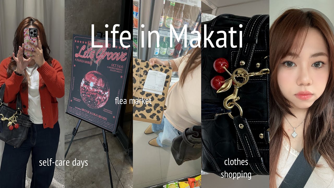 DAILY VLOG 🪩🍒 Self care days, Weekend flea market, Inconsistencies, Shopping for cooler weather