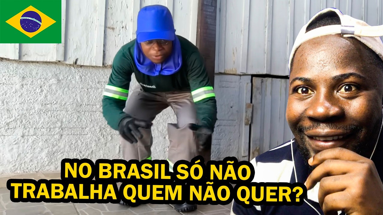 MOÇAMBICANO RECEBE EQUIPAMENTOS COMPLETO NO SEU NOVO EMPREGO NO BRASIL