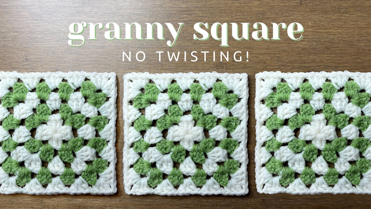 Crochet Perfect Granny Square Tutorial (No Twisting)