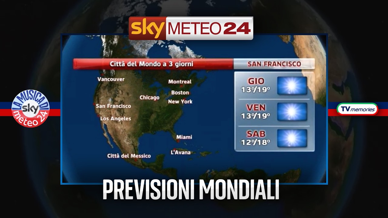 Previsioni mondiali (HQ) - La musica di Sky Meteo 24 [2008-2016]