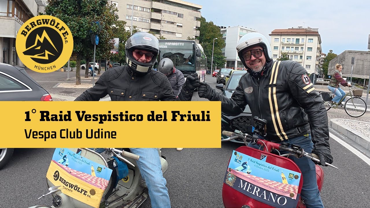 1° Raid Vespistico del Friuli 2025 dal Vespa Club Udine–1st Friuli Vespa Rally 2025 by the VC Udine