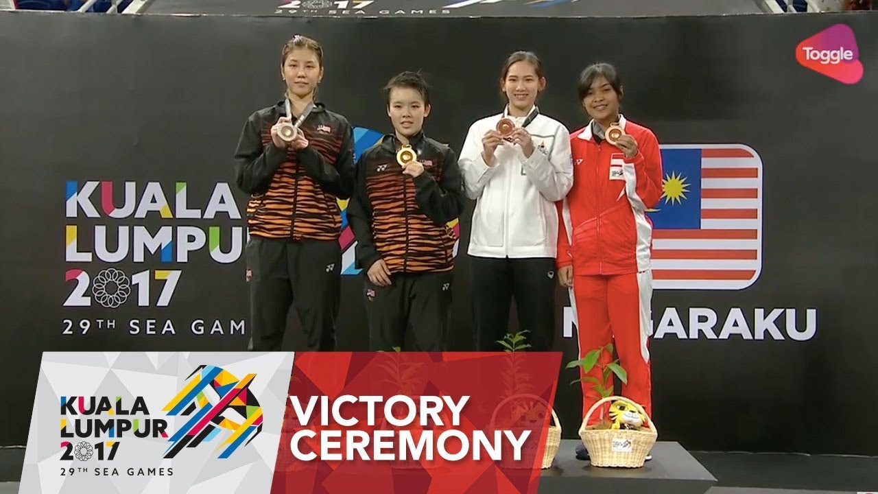 Badminton Finals Women's Singles Victory Ceremony | 29th SEA Games 2017