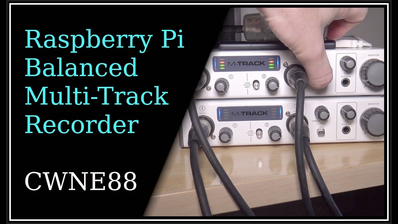 Raspberry Pi Balanced Multi-Track Recorder