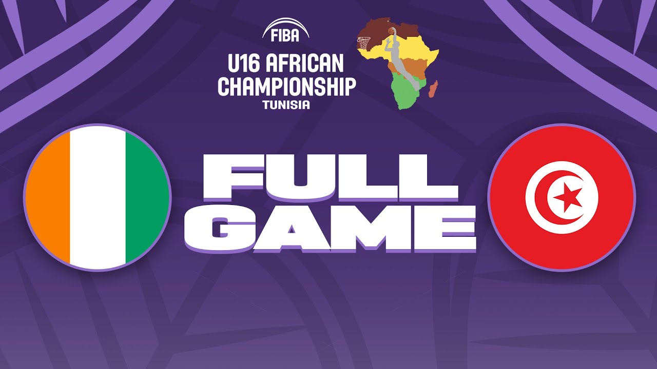 Cote d'Ivoire v Tunisia | Full Basketball Game | FIBA U16 African Championship 2023