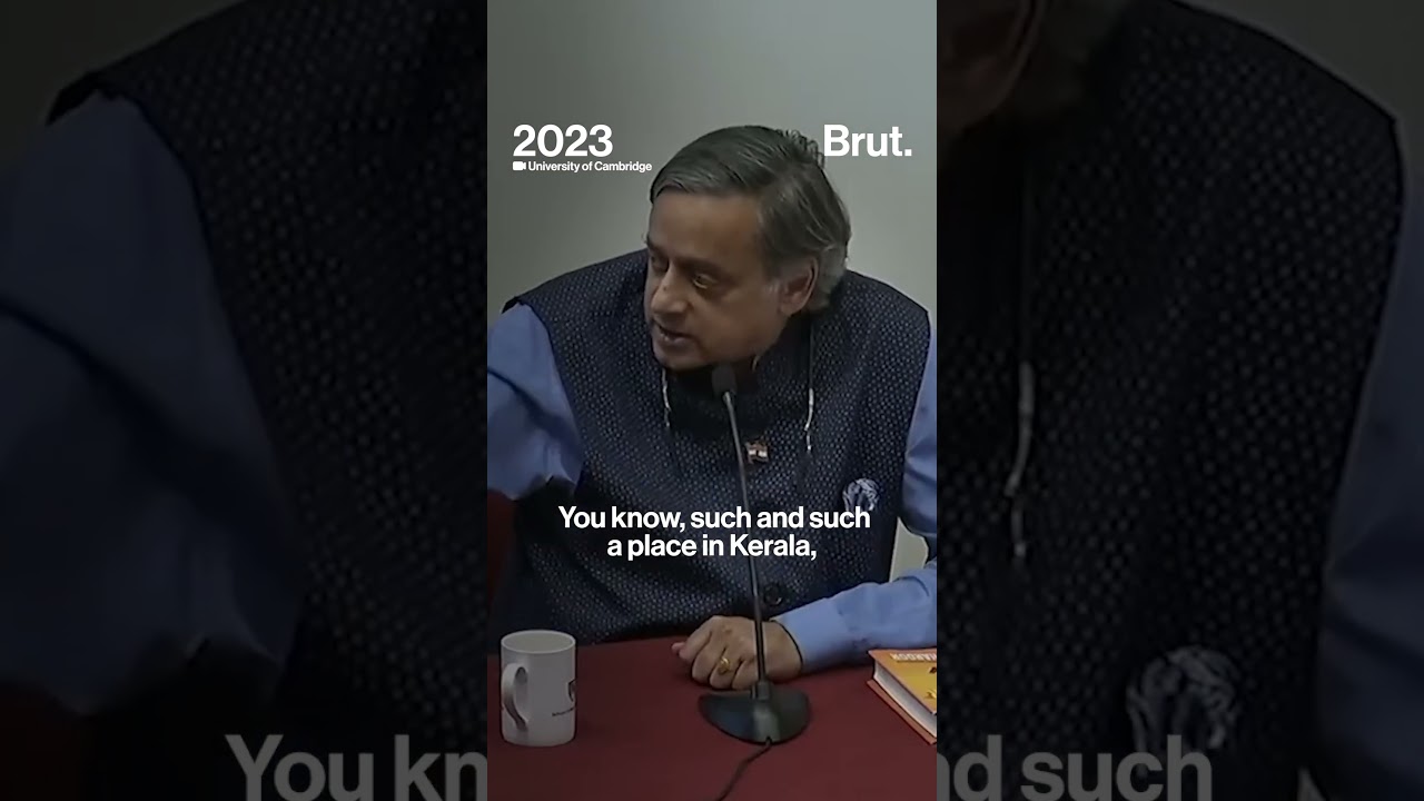 When Shashi Tharoor spoke about being caste conscious in politics.