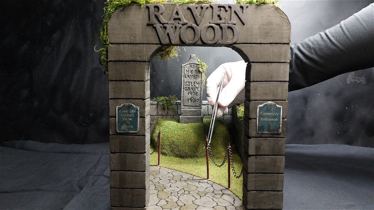 How I Built An Amazing Gothic Cemetery Miniature