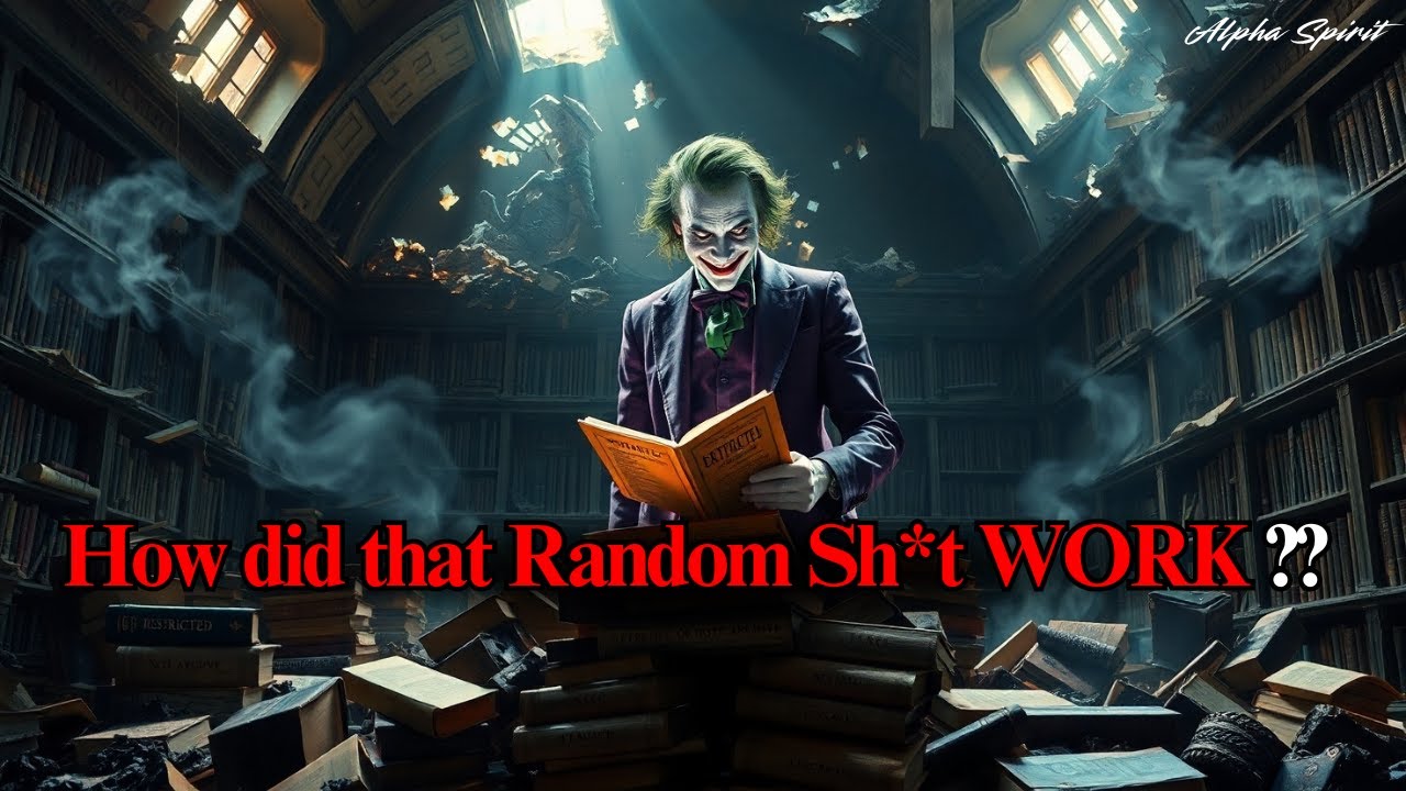 YOU JUST THREW IT TOGETHER — AND THEY’RE CALLING YOU A GENIUS - Joker Speech Dark Motivation