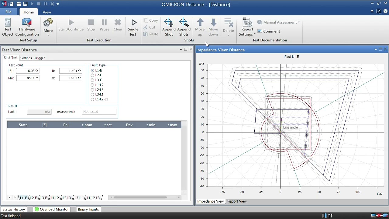 #HOW TO TEST DISTANCE RELAY WITH XRIO FILES BY THE OMICRON