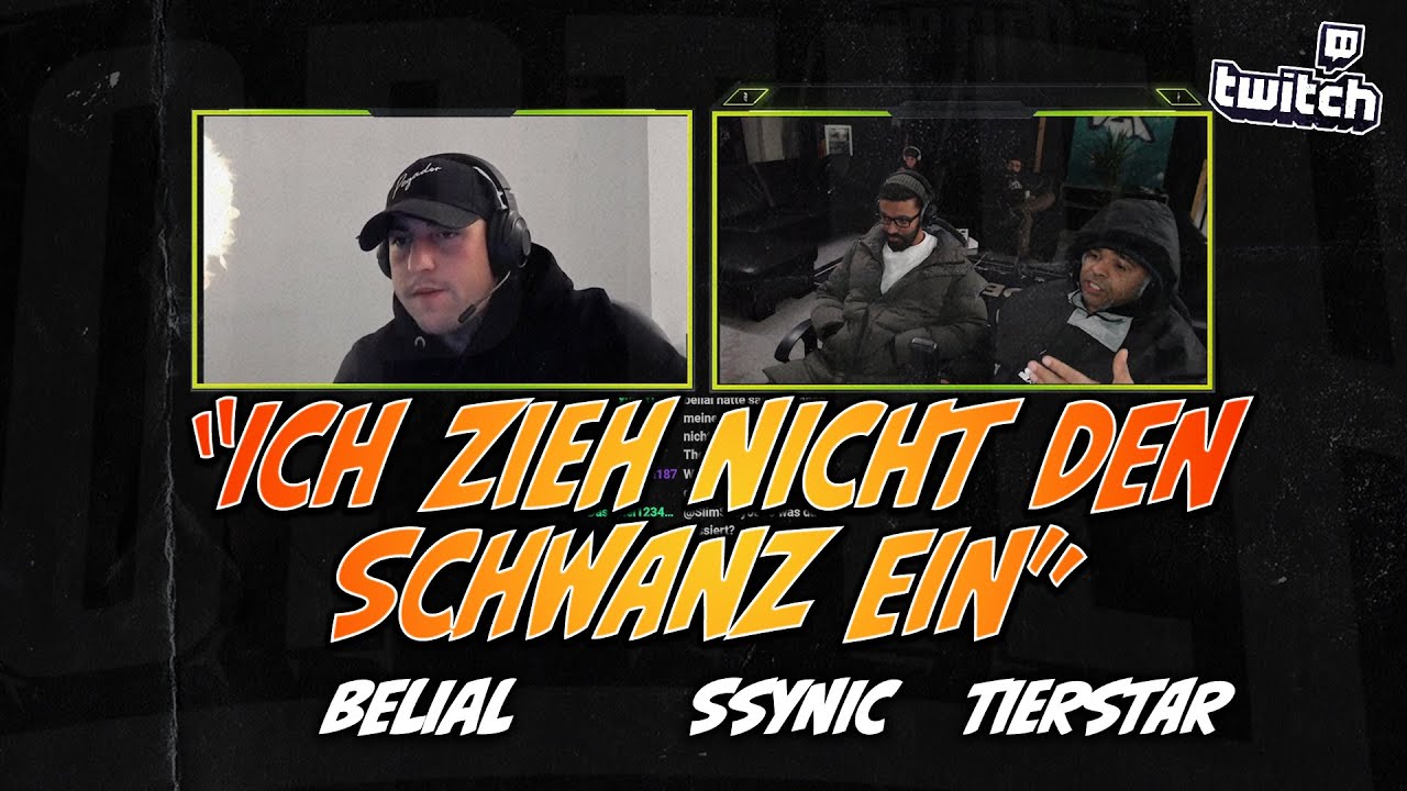 SSYNIC & BELIAL Diskussion über das abgesagte Battle #lassmalaussprechen #twitch #live